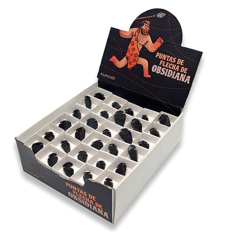 Obsidian Arrow Heads Display